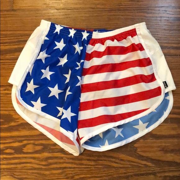 american flag running shorts nike